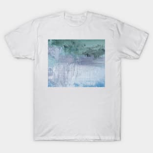 Abstract Oil Painting 10c3 Ocean Teal Very Pery T-Shirt